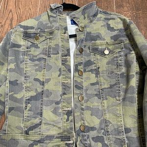 camo denim jacket